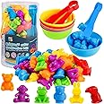 Toys for 3 Years Old, Counting Toys Matching Games with Sorting Bowls Preschool Learning for Color Sorting Educational Sensor