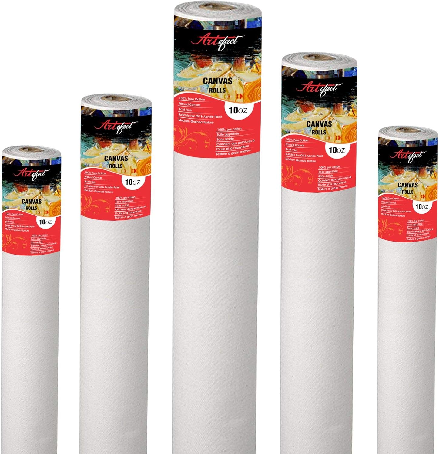 Artifact Primed Canvas Roll 24" X 5 Meters, 10 Oz. Amazon.in Home
