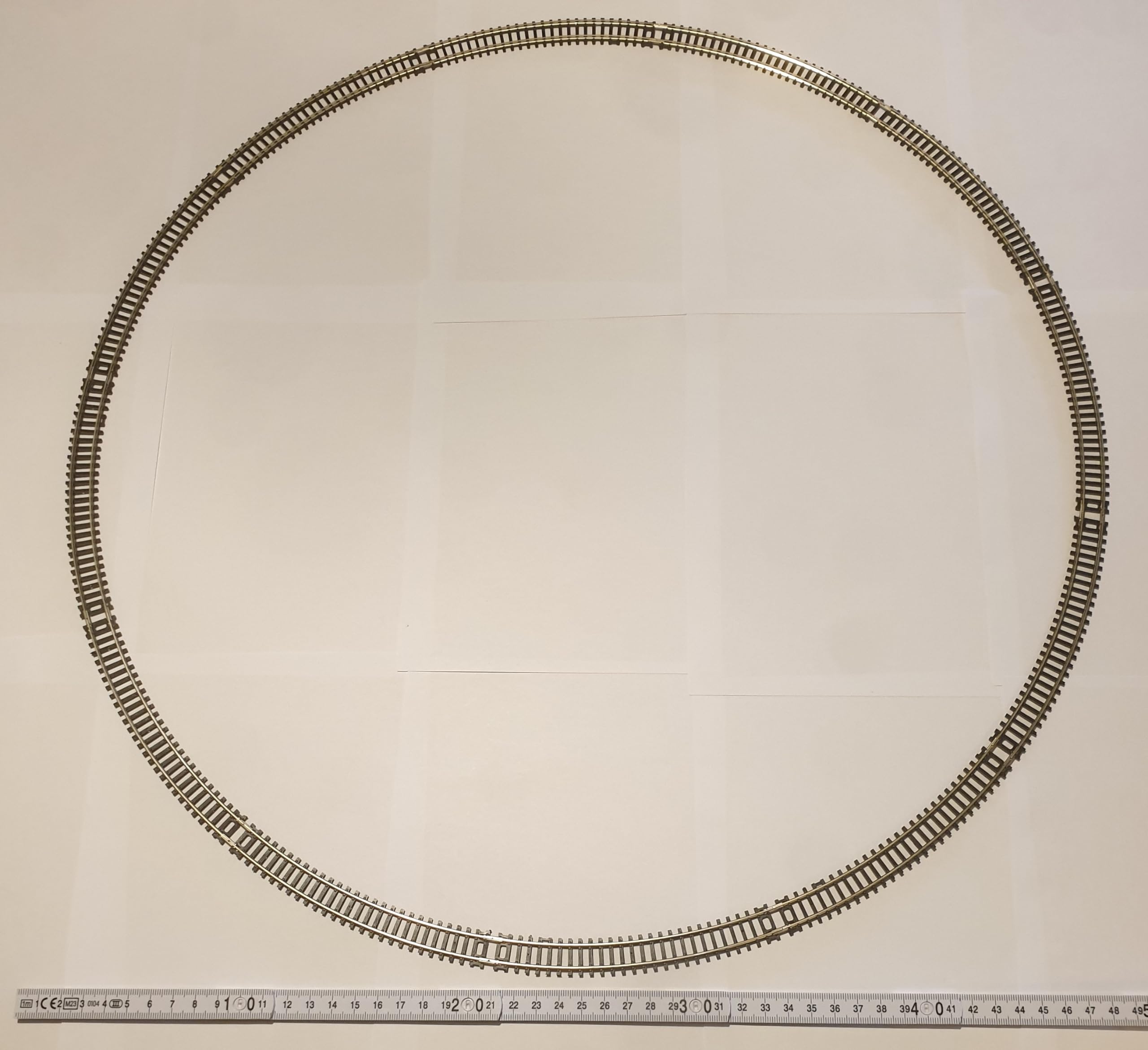 GT Track N Code 80 Compatible with Minitrix, Roco, Lima 52 cm Outer Diameter