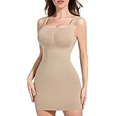 Zeecaro Full Slip Dress for Women Under Dresses Tummy Control Body Shaper Shapewear Slips