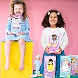 Floss & Rock Magnetic Florence Doll - 40pc Wooden Dress-Up Doctor Nurse Patient view 7