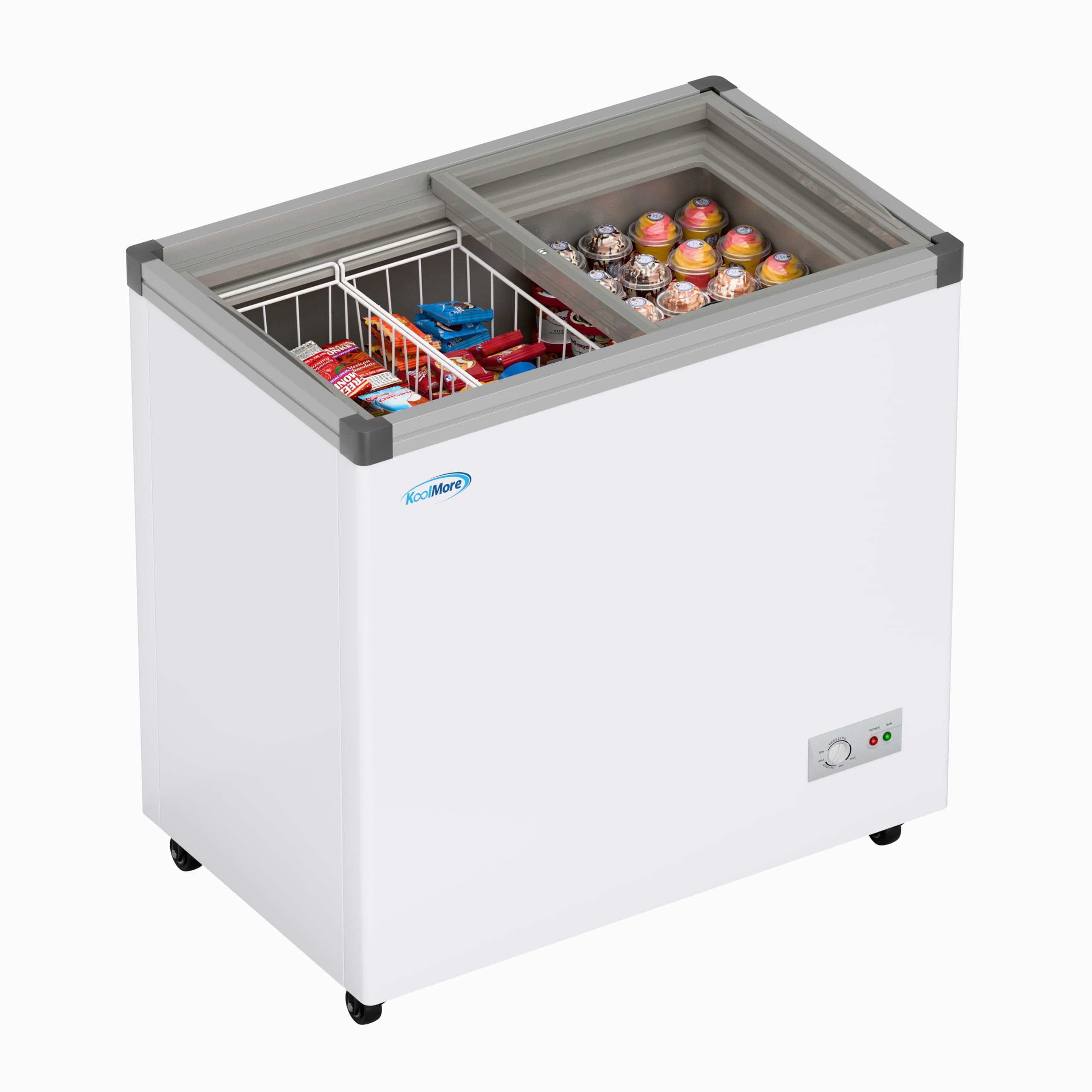 KoolMore KM-ICD-7C 33 Ice Cream Display Commercial