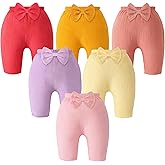 Benoxine Baby Pants 6-Pack | Muslin Cotton Linen Jogger Pants & Baby Sweatpants for Boys & Girls | Elastic Waist Infant Bottoms