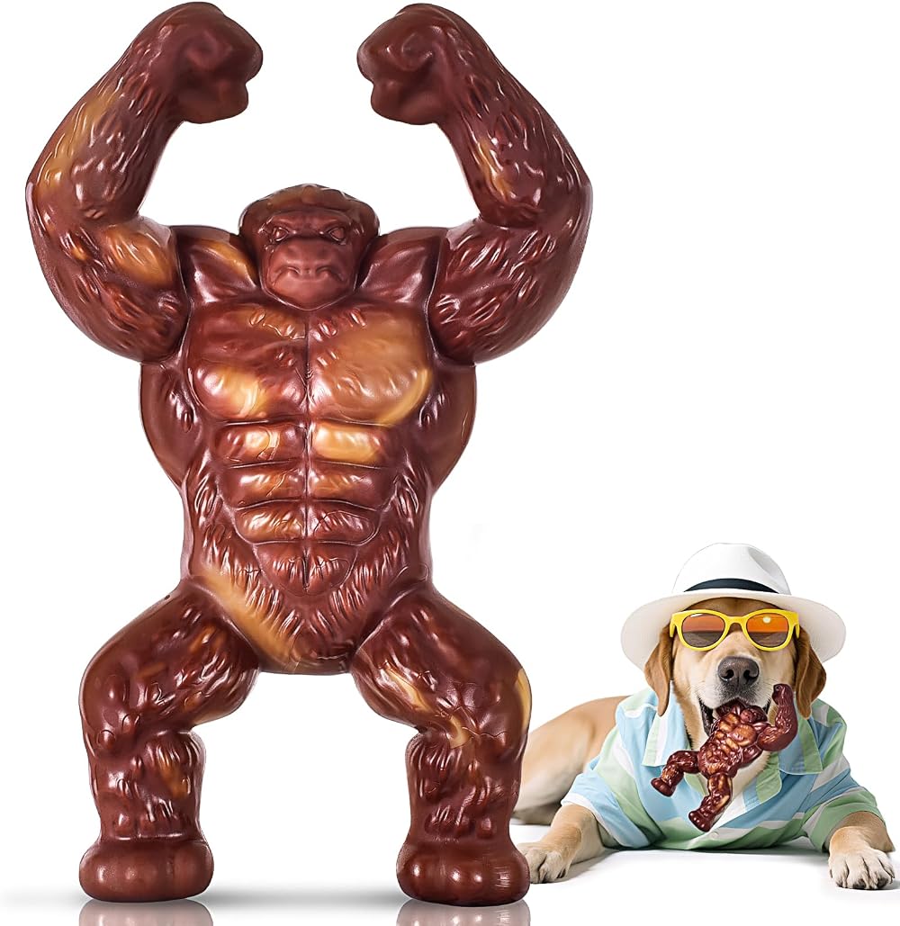 LUKITO Indestructible Dog Toy Nylon Chew Toy for Aggressive Chewers