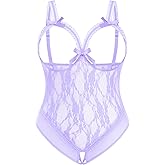 Avidlove Plus Size Lingerie Exotic Teddies Bodysuits One Piece Lace Babydoll Sleepwear