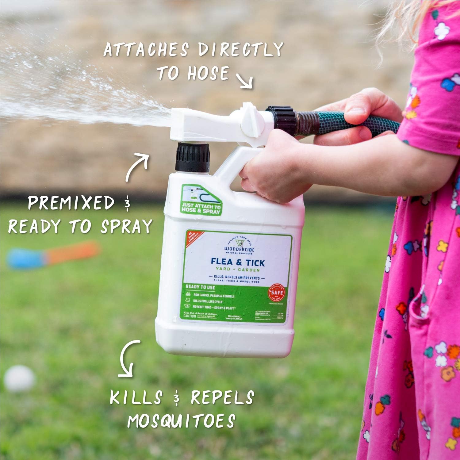 Amazon Com Wondercide Natural Ready To Use Yard Flea Tick And