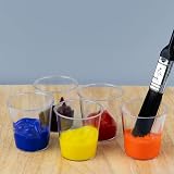 TIJAR 100 Pack 50ml Plastic Shot Glasses Crystal Clear Durable view 3
