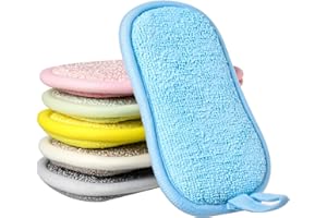 6pack Sponges for Dishes Dish Sponge Eponge Vaisselle for Kitchen Cleaning Dish Scrubber Sponges Dishes Washing Sponge Cellul