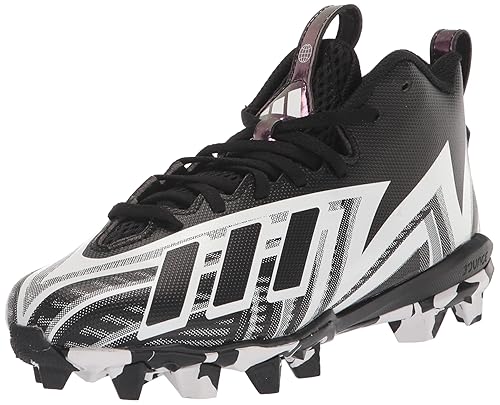 adidas Freak Spark 23 Football Shoe, Black/White/Black (Molded