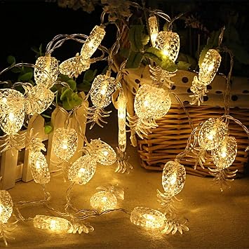 Ishine Weihnachtsdeko 20 Led Lichterkette Schnur Licht