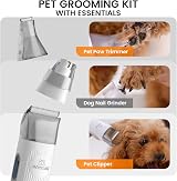 oneisall Dog Vacuum Brush 7 in 1 Pro Pet Grooming Kit 99% Hair Remover view 4