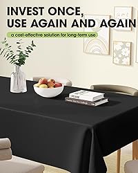 Pureegg Durable Table Cloth 60" x 102" - Reusable