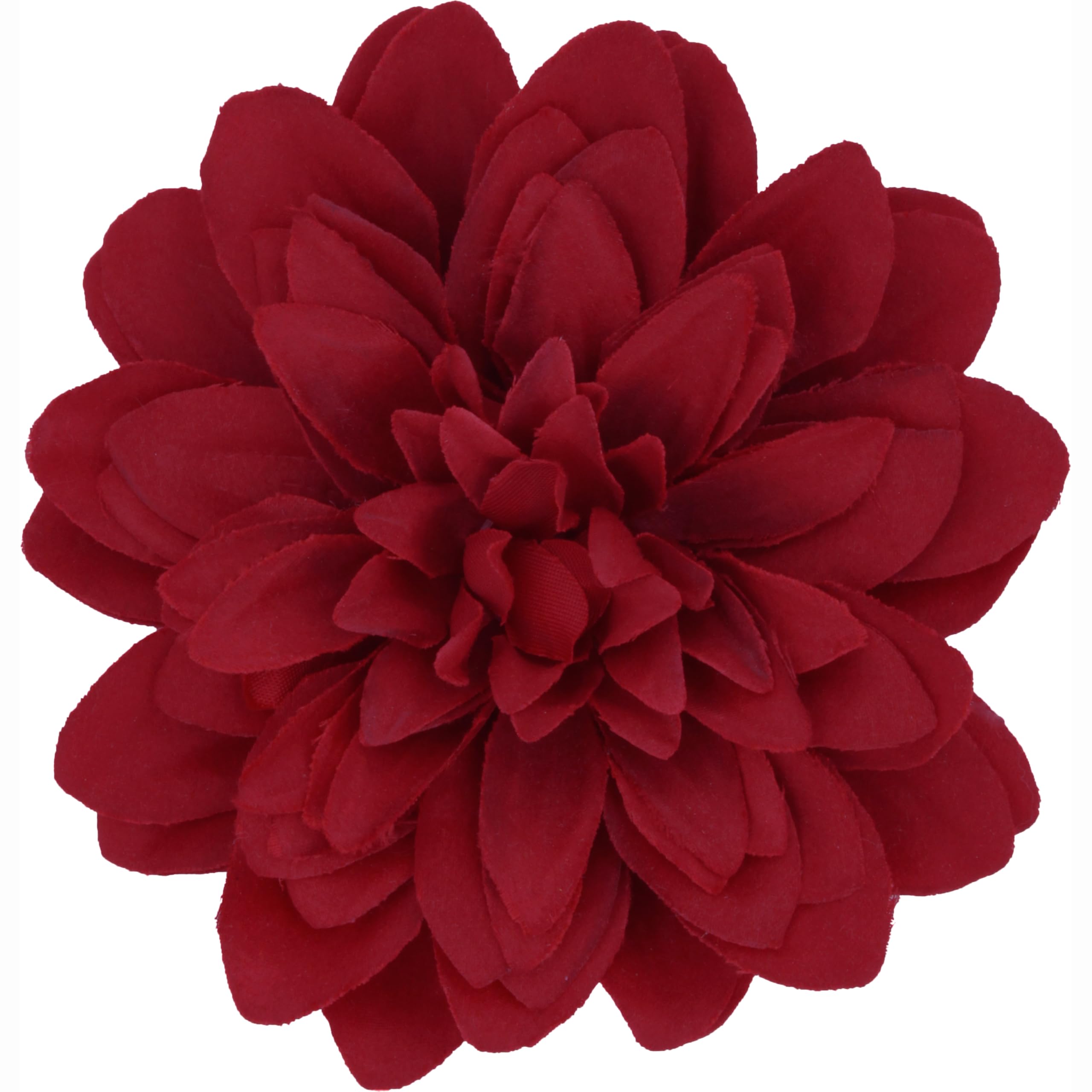 Flower Hair Clips Fascinator Ideal for Weddings Chrysanthemum Burgundy Flower Hair Clips — image 1