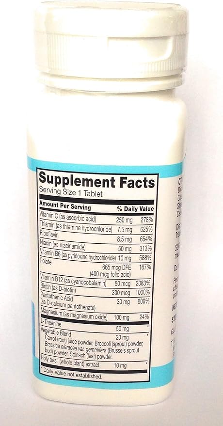 Trader Joe S High Potency B Complex Vitamin C Dietary Supplement 100 Tablets Gluten Free Health Personal Care Amazon Com