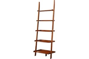 Convenience Concepts American Heritage Bookshelf Ladder, Cherry