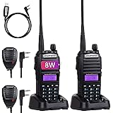 BaoFeng UV-82 BaoFeng Radio Ham Radio 2 Way Radio BaoFeng Walkie Talkies(2 Pack-Black)