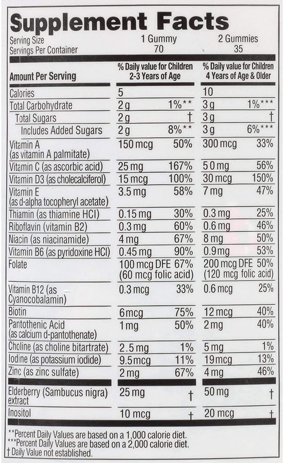 Zarbee's Naturals Children's Complete Multivitamin + Immune* Gummies, Mixed Berry Flavors, 70 Gummies: Health & Personal Care