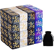 MTG Deceptive Divination１箱 Amazon.com: 48 PCS Magic MTG Dice Counters Dice Life Buff