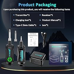2.4GHz Wireless Guitar System with 4