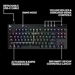 Logitech G PRO X TKL Rapid Tenkeyless Wired Gaming