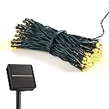 Brightown Solar String Light for Outside, 50Ft 120
