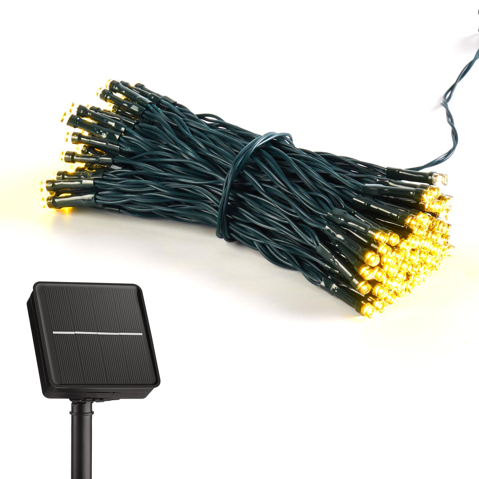 Brightown Solar String Light for Outside, 50Ft 120