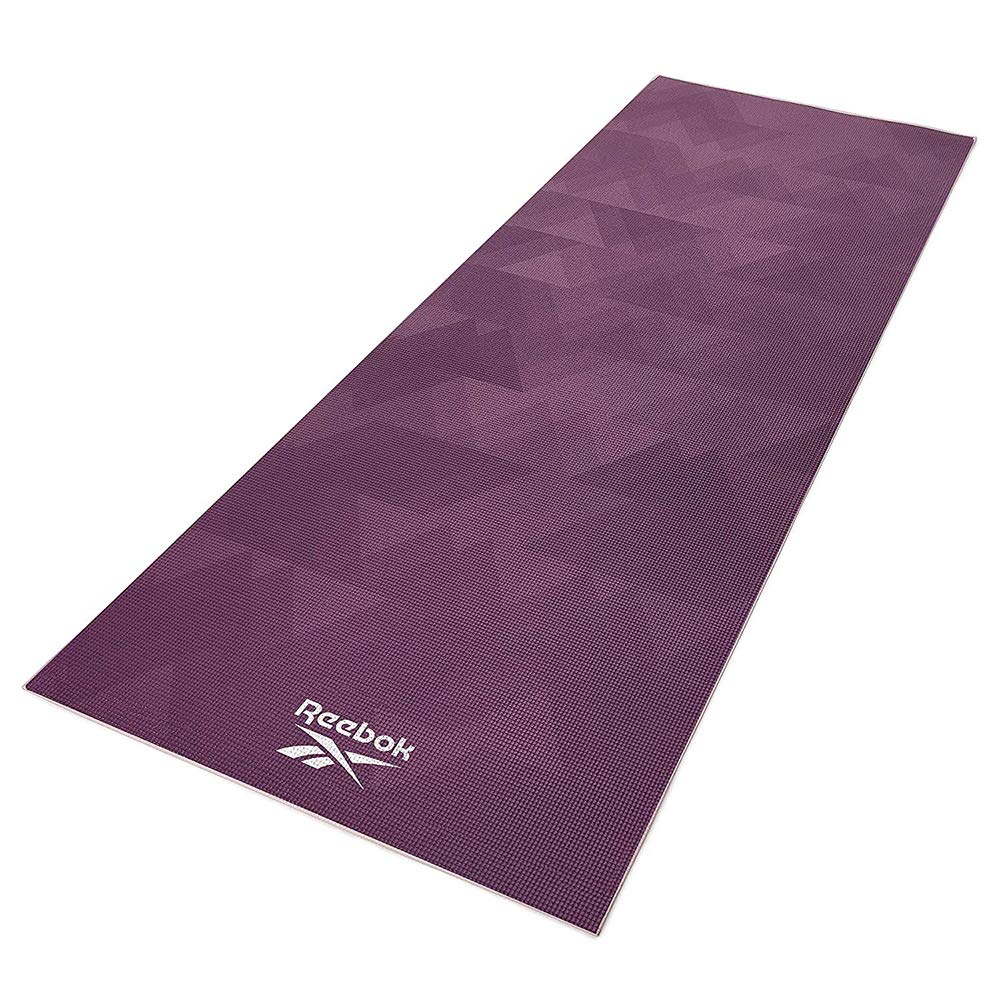 Reebok Geometric Yoga Mat - Purple, One Size