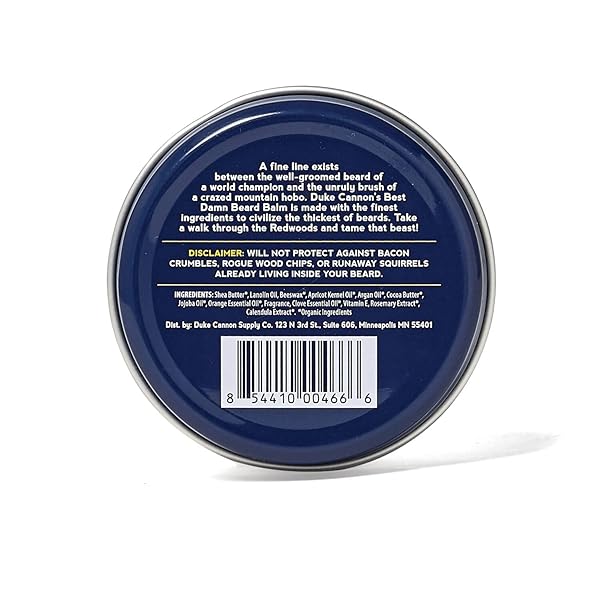 DUKE CANNON SUPPLY CO. BEST DAMN BEARD BALM – REDWOOD SCENT, 1.6 OZ.