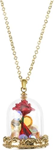 Amazon Co Jp ディズニーストア 美女と野獣 ネックレス 薔薇 バラ ドーム ホビー