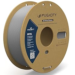 Fugacity PETG Filament 1.75mm, Gray 3D Printer