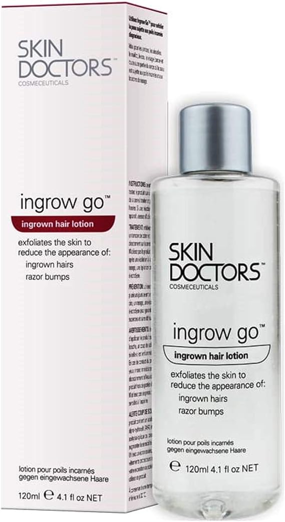Skin Doctors Ingrow Go Lotion Ingrown Hair Treatment Razor Bumps
