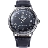 ORIENT Classic Bambino V4 Orologio Uomo Automatico - Cassa 42mm, Quadrante Verde, Cinturino In Pelle Marrone, Calibro F6724