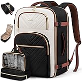 LOVEVOOK Travel Backpack Carry on Flight Approved 40L,Waterproof TSA Travel Essentials Personal Item Backpack for Women Men,Large Carry on Luggage Suitcase Travel Bag for Airplane with 3 Packing Cubes