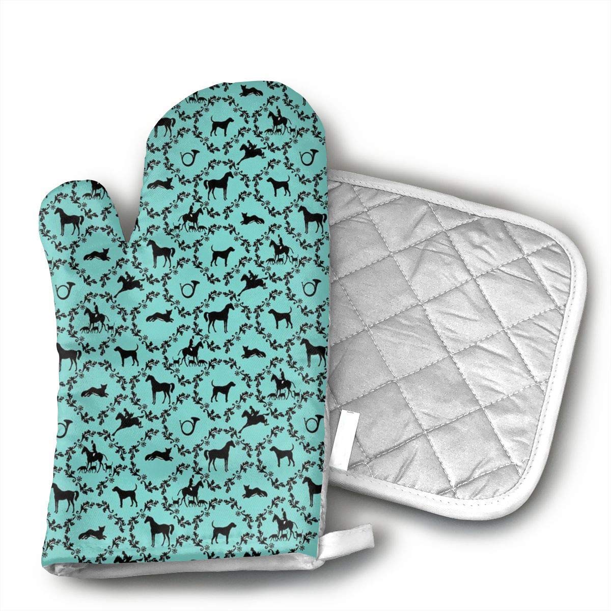 The 10 Best Aqua Damask Oven Mitt