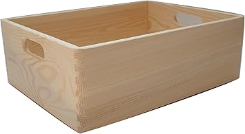 wooden crate toy box