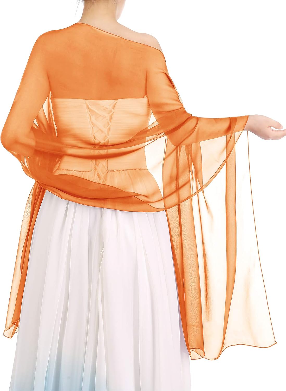 Women's Chiffon Shawls Bridal Bridesmaid Wraps Evening