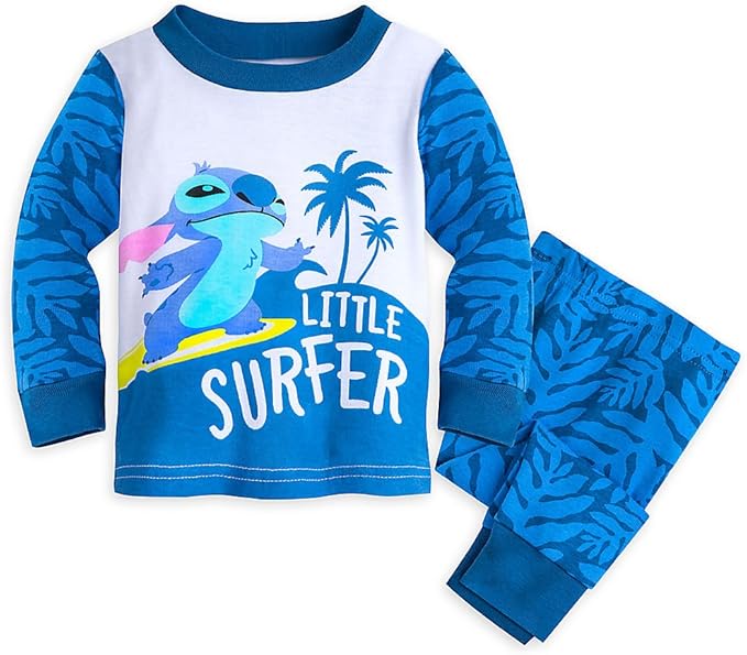 Disney Stitch PJ PALS Pajamas for Boys Size 1824 MO Blue Clothing