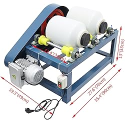 HQHAOTWU Ball Mill Grinding Machine Horizontal Drum