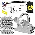 DC Cargo Mall Extra Heavy Duty Steel O-Ring (Pack of 20) 6000Lbs Break Strength - E Track Accessories Tie-Down Anchors for E-Track Tie-Down System