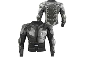 YEBCKZL Kids Motorcycle Jakcet-Dirt Bike Gear,Youth Motocross Armor Cloth,Back Chest Protection for Snowing Skateboard ATV