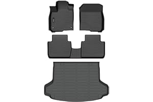 Auxko All Weather Floor Mats Cargo Liner Fit for Honda HR-V(Include Hybrid) 2023 2024 2025 2026 TPE Rubber Liners HRV Accessories All Season Guard Odorless Anti-Slip Floor Mats Cargo Liner