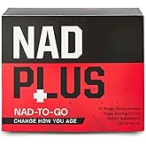 NAD-TO-GO | Fast-Absorbing NAD+ Powder in Sachet | NAD Supplement for Women, Men Powered by RiaGev®-WS | Boosts Cellular Energy, Focus & Healthy Aging | Vegan, Non-GMO, Gluten-Free, 30 Sachet of 2.25g