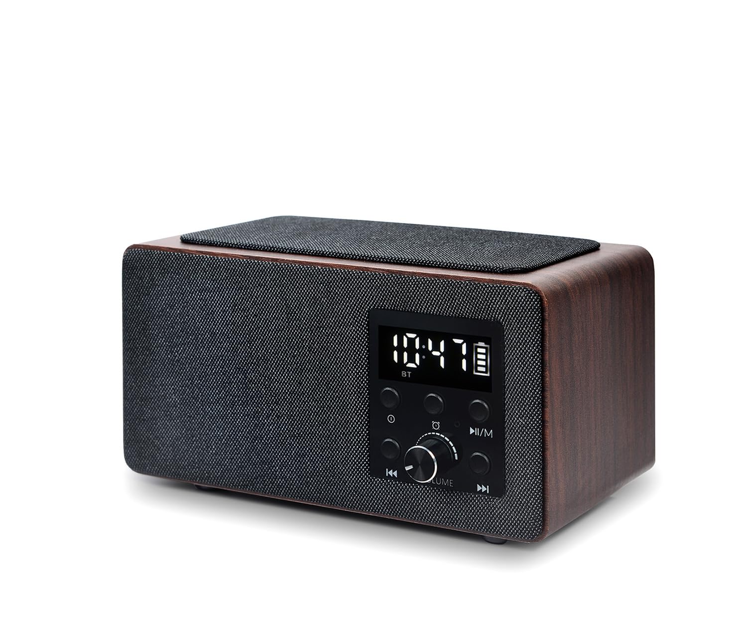 Manta RDI910WC Bluetooth 5.0 FM Radio Alarm Clock With QI Wireless Charging | USB,SD (MP3/WAV Playback) | AUX-In