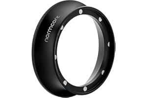 Normcore 54mm Magnetic Dosing Funnel V2 - Espresso Coffee Dosing Ring - 20mm Anodized Aluminum with 8 Neodymium Magnets Fits 