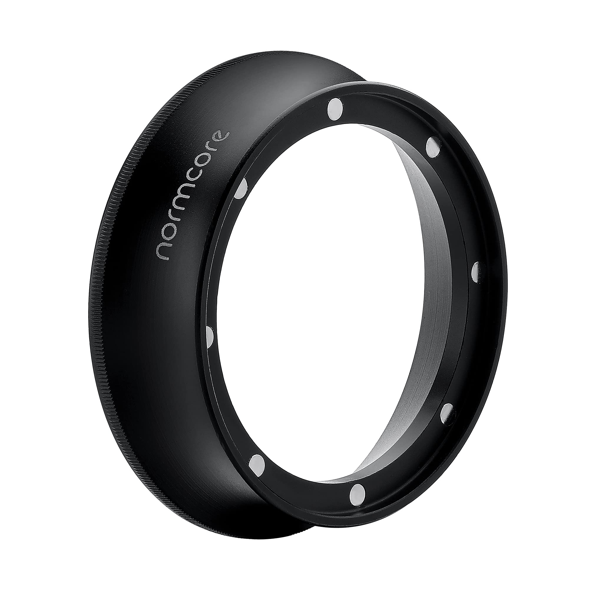 Photo 1 of Normcore 54mm Magnetic Dosing Funnel V2 - Espresso Coffee Dosing Ring - 18mm Anodized Aluminum with 8 Neodymium Magnets Fits 54mm Breville Portafilter