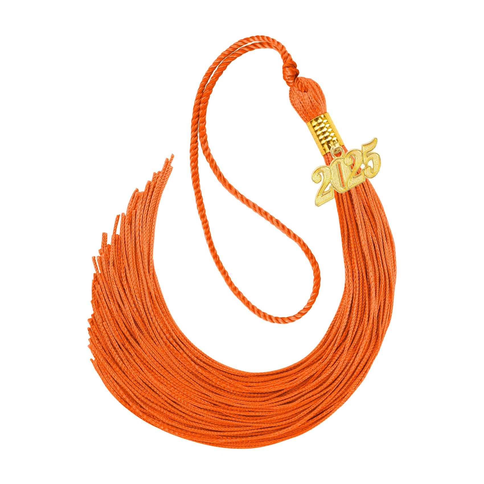 Photo 1 of 2025 Tassel Graduation, Orange Graduation Tassel 2025, 2025 Tassel Charms for Graduation Cap Decorations Memorial Tassel for Graduation 2025 Class of 2025 Tassel Headband Graduation Gift for Him Her