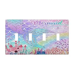Sghxwp Silvery Glitter Cute Mermaid Tail Fantasy