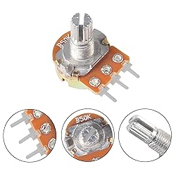 AITIAO 25Sets B50K ohm Potentiometer Kit Single