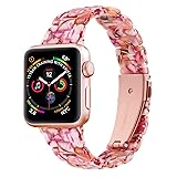 SaNgaiMEi Light Fashion Resin Apple Watch Band With