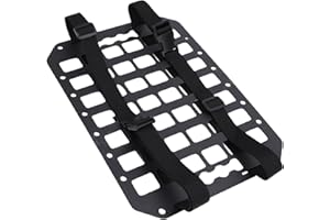 AKLOSIPY CAR SEAT BACK MOLLE PANEL ORGANIZER ALUMINUM VEHICLE MODULAR STORAGE FOR TRUCK SUV RV